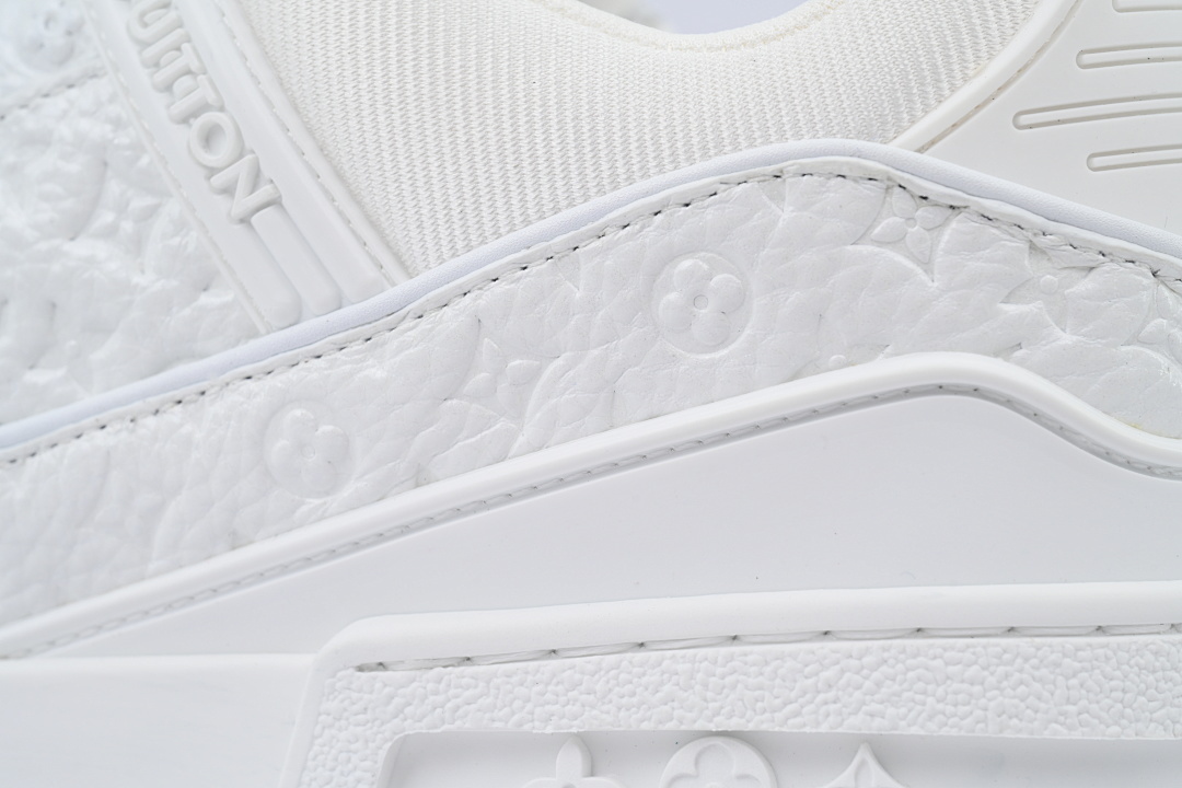 FC God Batch Louis Vuitton Trainer White Lychee Lacquer Skin 