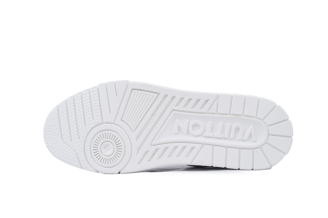 FC God Batch Louis Vuitton Trainer White Lychee Lacquer Skin 