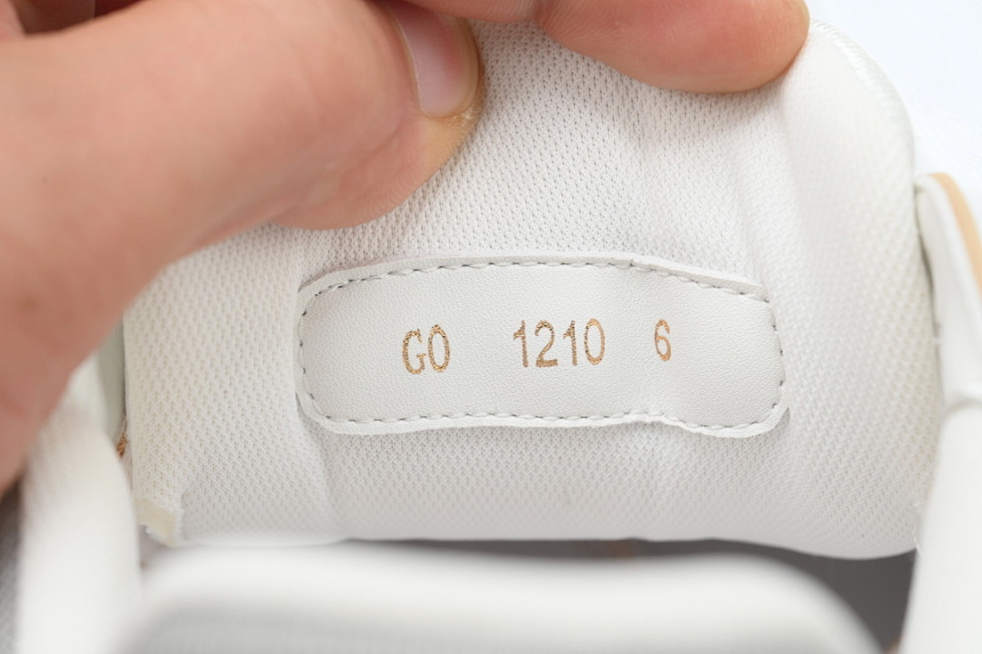  FC God Batch  Louis Vuitton Trainer Silver Embossed 