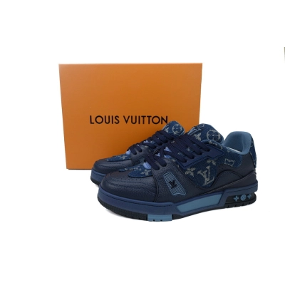 FC God Batch Nigo x Louis Vuitton Trainer Blue    02