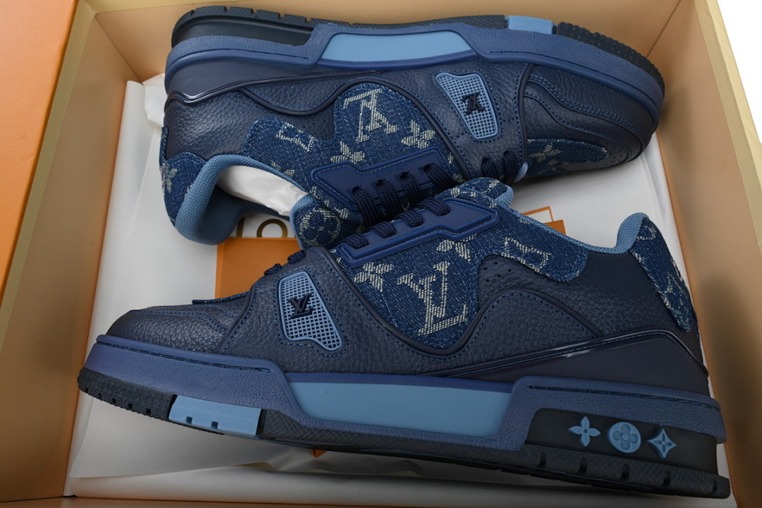 FC God Batch Nigo x Louis Vuitton Trainer Blue   