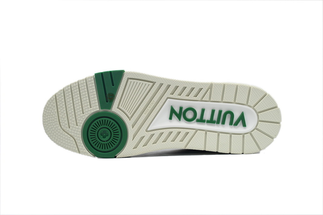 FC God Batch  Louis Vuitton Trainer Damier White Green 