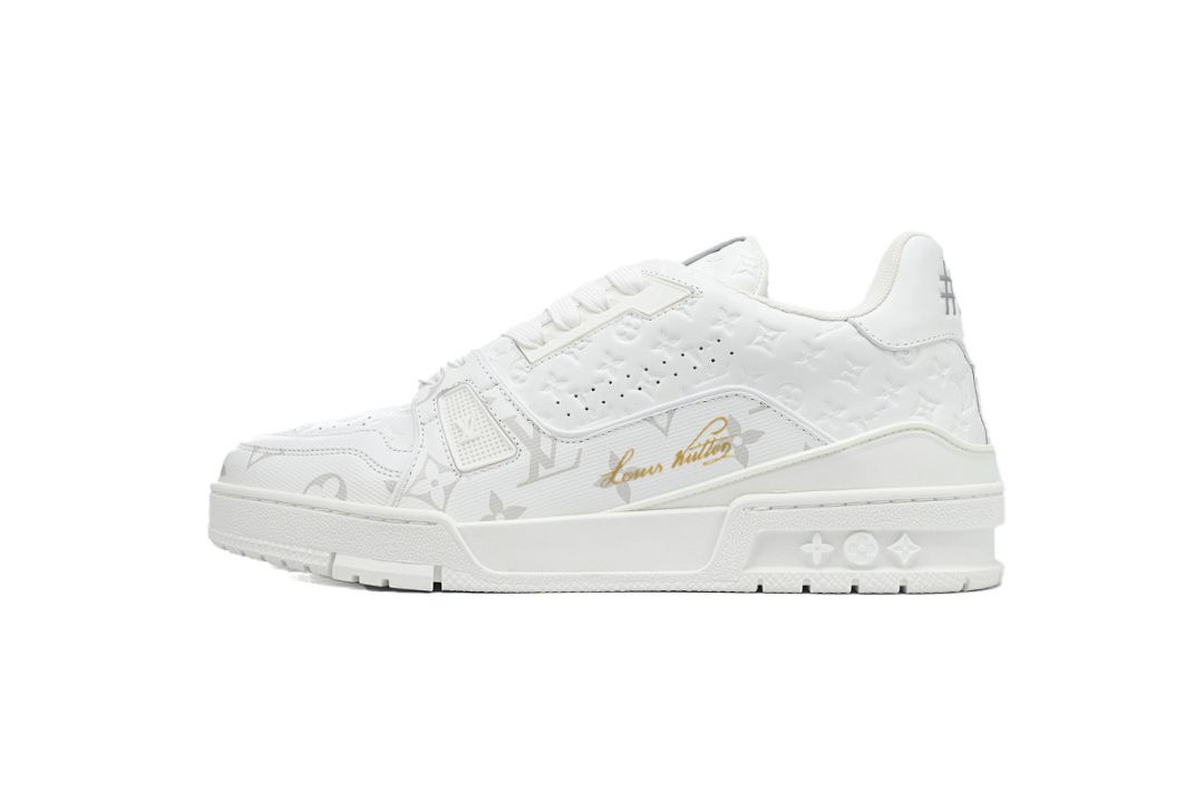 FC God Batch  Louis Vuitton Trainer White Monogram