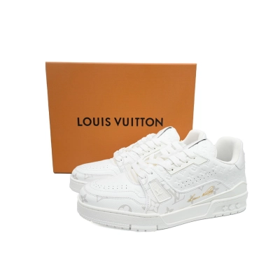 FC God Batch  Louis Vuitton Trainer White Monogram 02