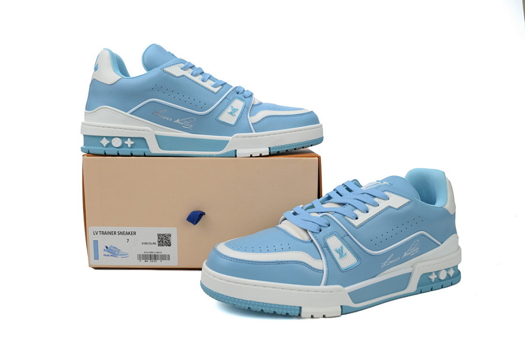FC God Batch  Louis Vuitton Trainer Blue