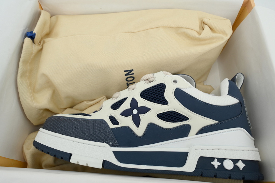 FC God Batch LOUIS VUITTON Skate White Blue