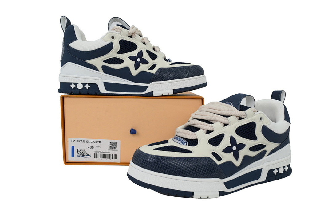 FC God Batch LOUIS VUITTON Skate White Blue