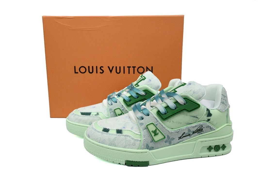 FC God Batch LOUIS VUITTON Trainer Rendered Green