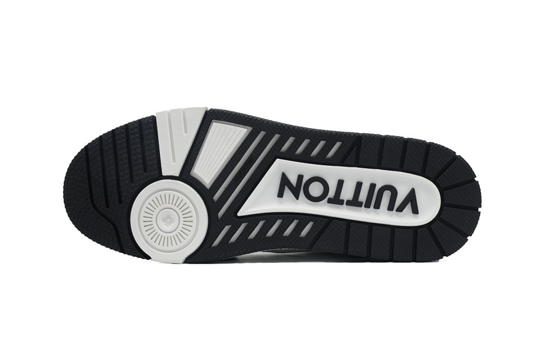 FC God Batch LOUIS VUITTON Trainer Black Denim Velcro Mesh