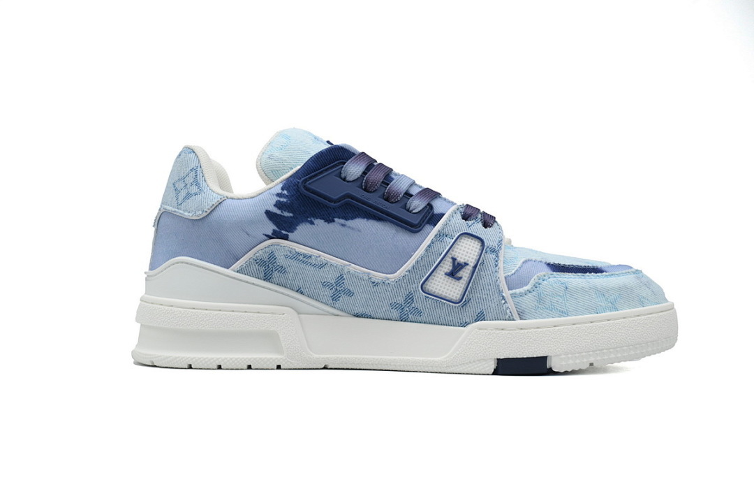 FC God Batch LOUIS VUITTON Trainer Gradient Blue