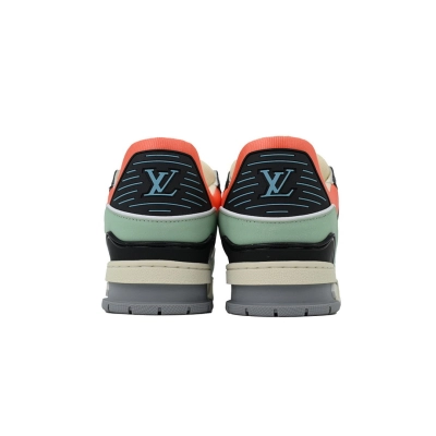FC God Batch LOUIS VUITTON Trainer Orange  Color Block 02