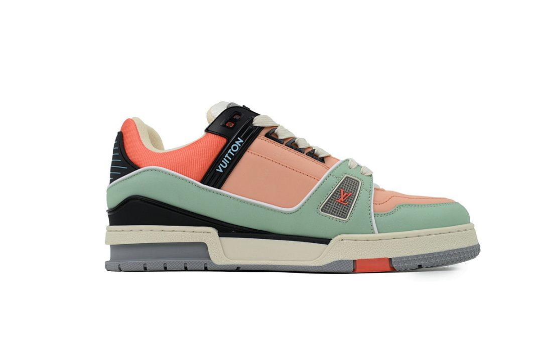FC God Batch LOUIS VUITTON Trainer Orange  Color Block