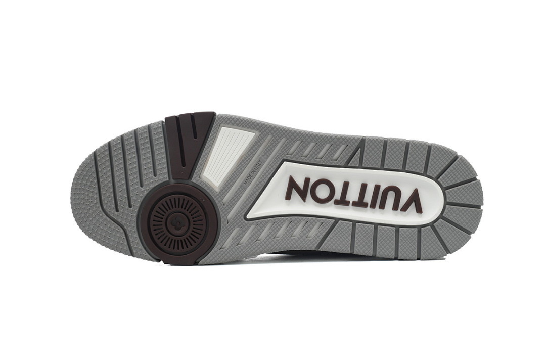 FC God Batch LOUIS VUITTON Trainer Coffee Velcro Mesh