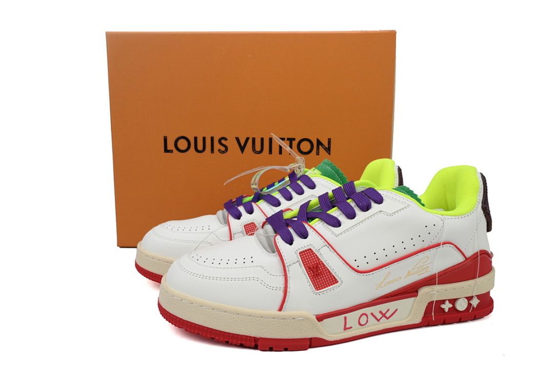  FC God Batch LOUIS VUITTON Trainer Fluorescent Yellow