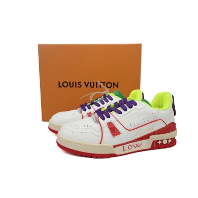  FC God Batch LOUIS VUITTON Trainer Fluorescent Yellow 02