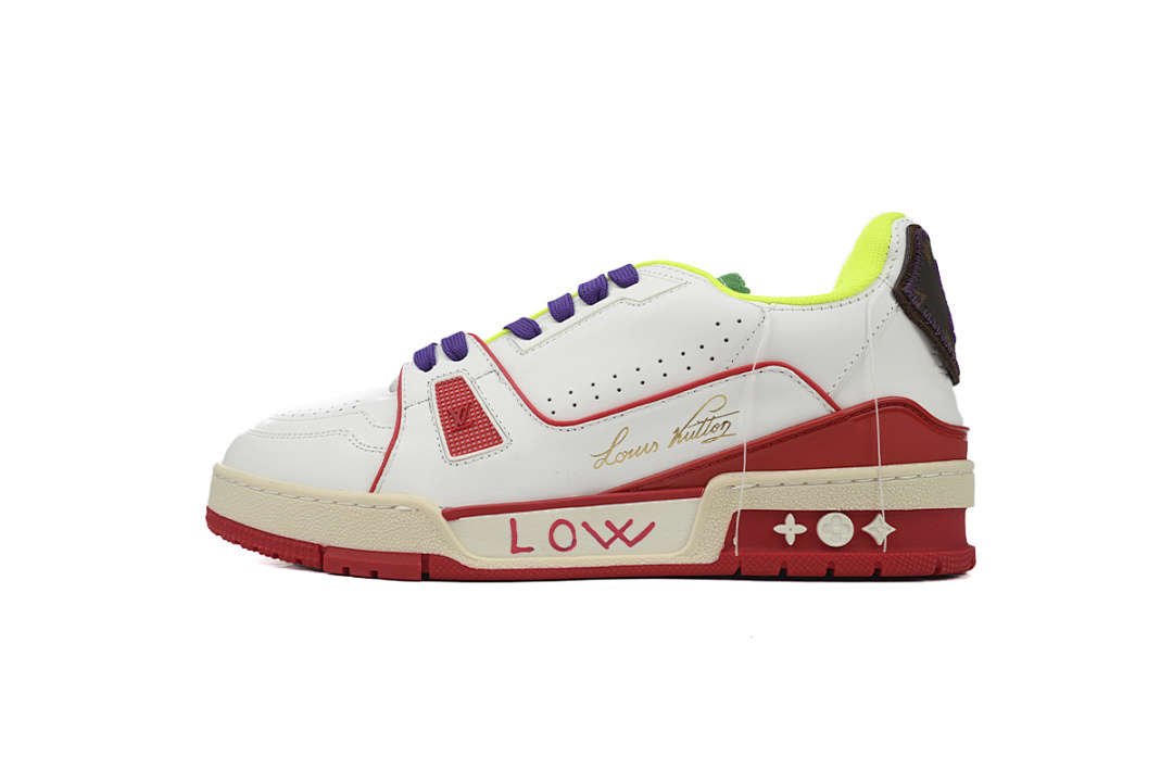  FC God Batch LOUIS VUITTON Trainer Fluorescent Yellow