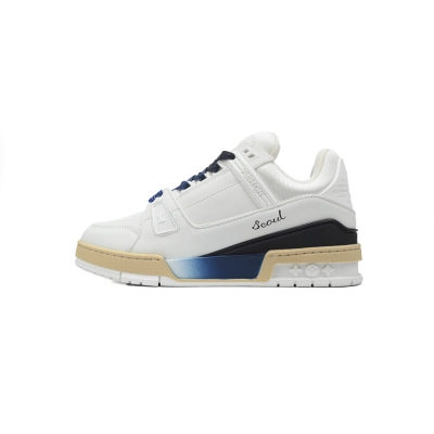 FC God Batch LOUIS VUITTON Trainer  White 01