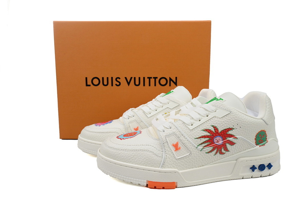 FC God Batch Yayoi Kusama x Louis Vuitton Trainer White