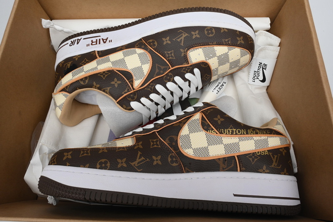 FC God Batch Nike Air Force 1 x  Louis Vuitton Trainer 