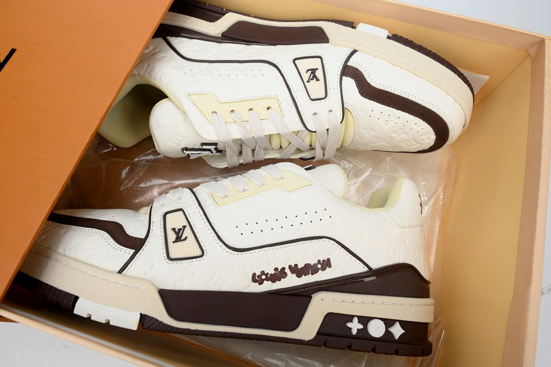 FC God Batch Tyler x  Louis Vuitton Trainer Beige Brown