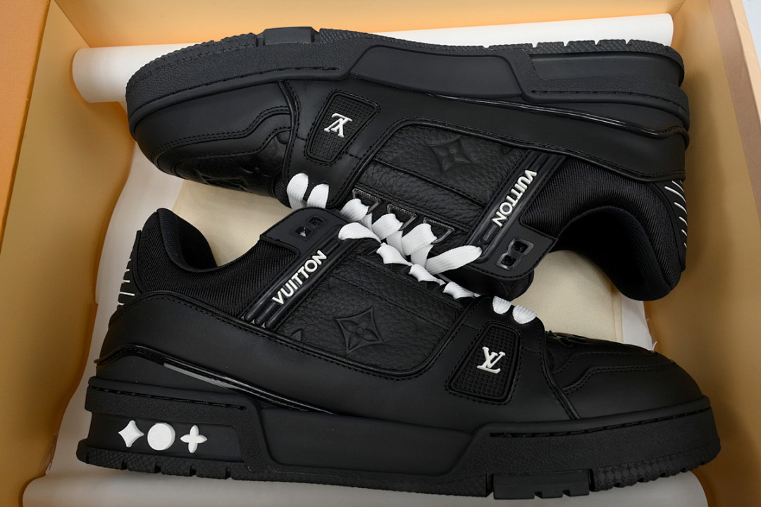 FC God Batch Louis Vuitton Trainer Black Warrior