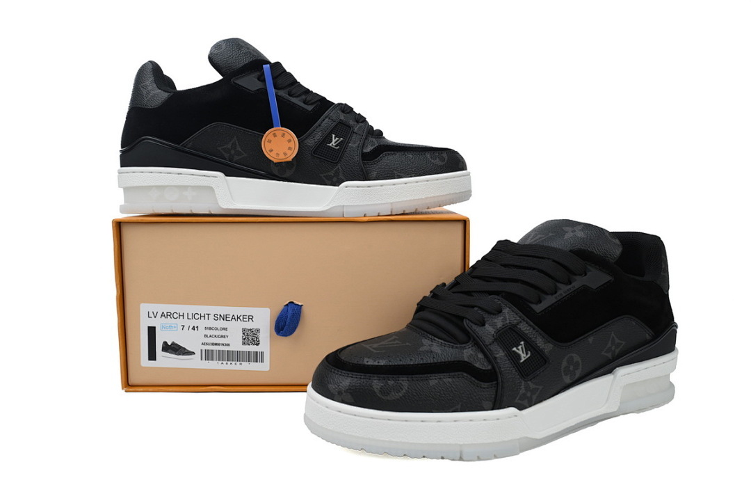 FC God Batch  Louis Vuitton Trainer Black 1