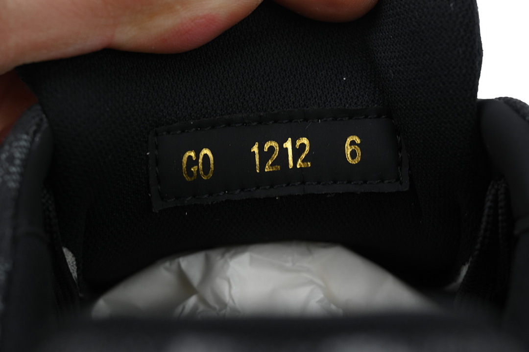 FC God Batch  Louis Vuitton Trainer Black Distressed Denim