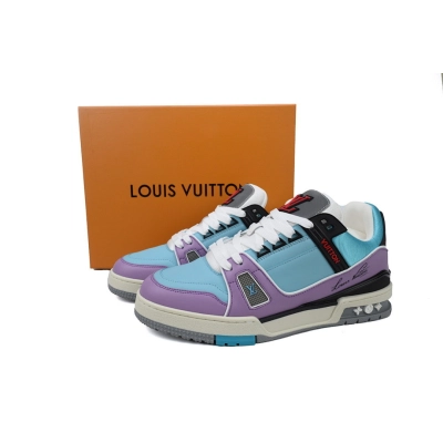 FC God Batch  Louis Vuitton Trainer Blue Purple 1 02
