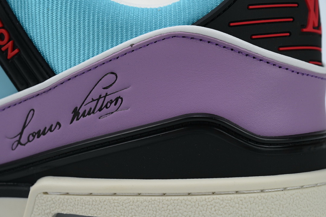 FC God Batch  Louis Vuitton Trainer Blue Purple 1
