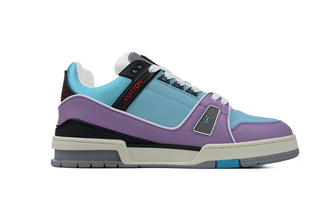FC God Batch  Louis Vuitton Trainer Blue Purple 1
