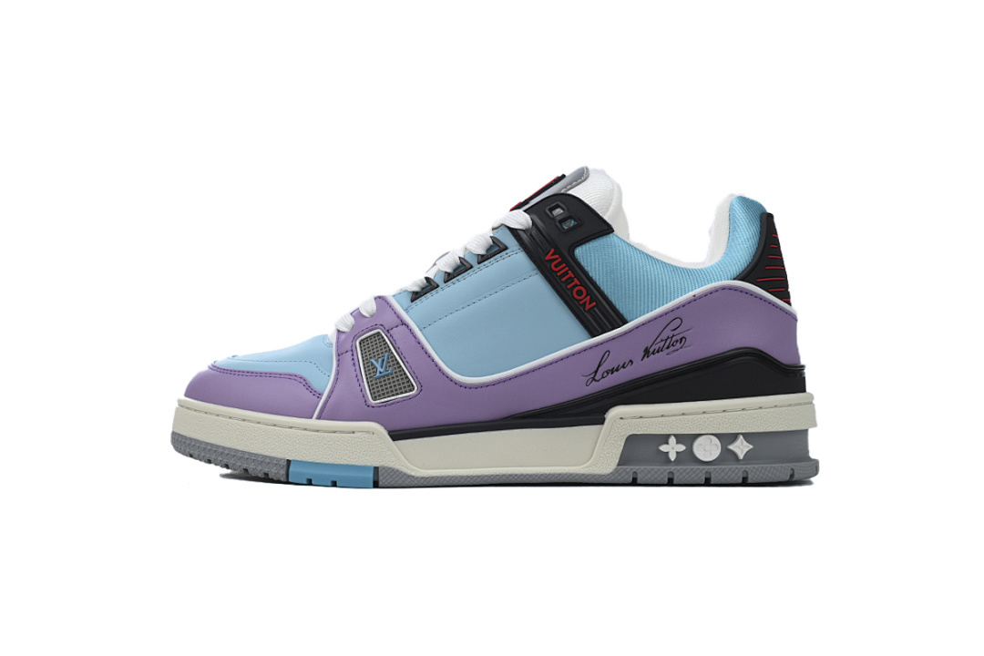 FC God Batch  Louis Vuitton Trainer Blue Purple 1