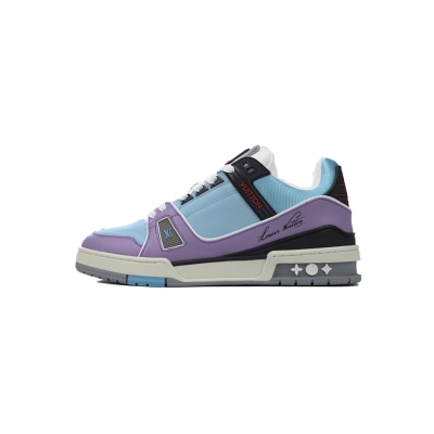 FC God Batch  Louis Vuitton Trainer Blue Purple 1 01