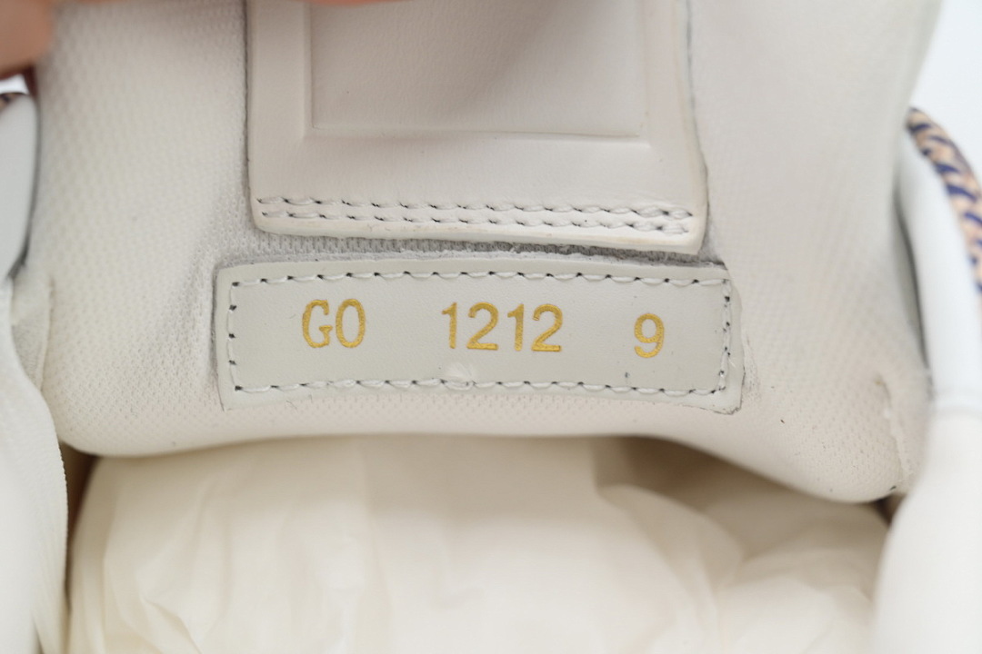 FC God Batch  Louis Vuitton Trainer Damier White Orange