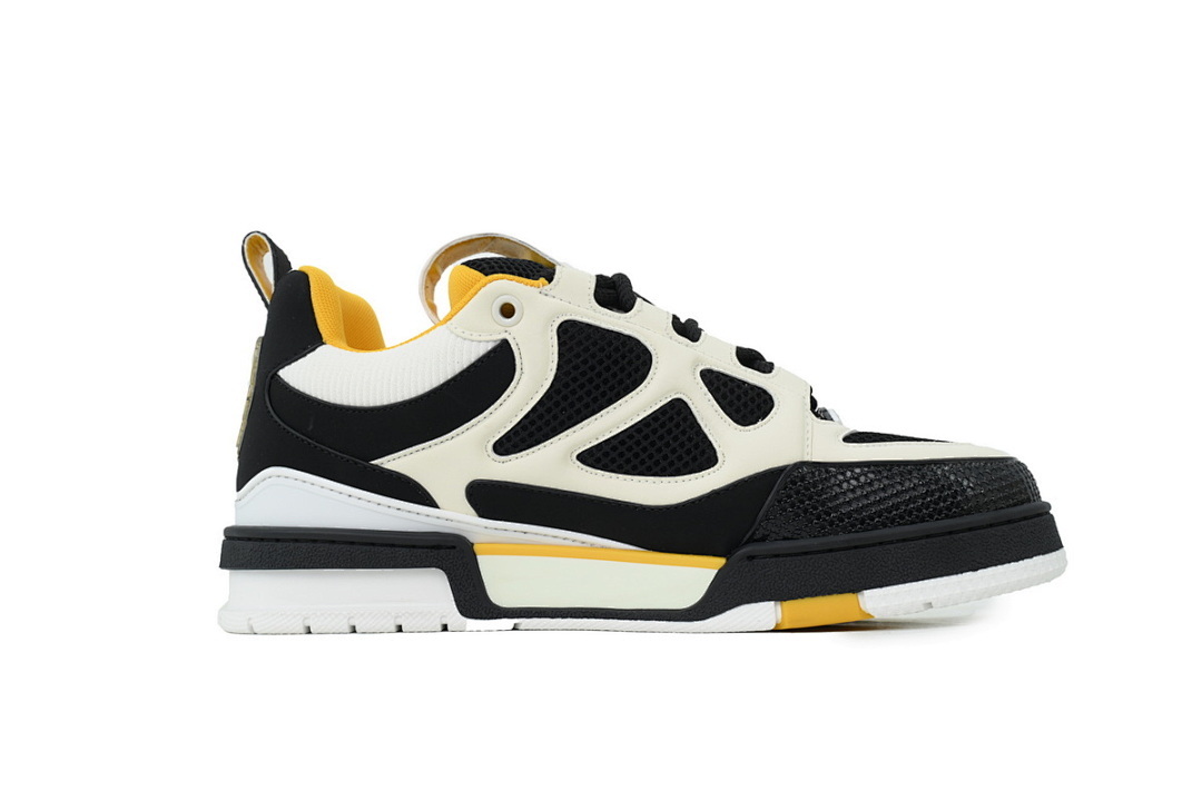 FC God Batch LOUIS VUITTON Skate White Black Yellow
