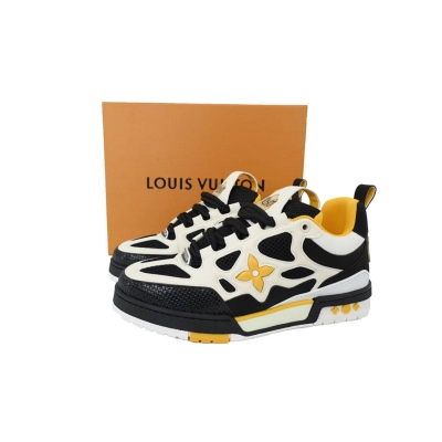 FC God Batch LOUIS VUITTON Skate White Black Yellow 02