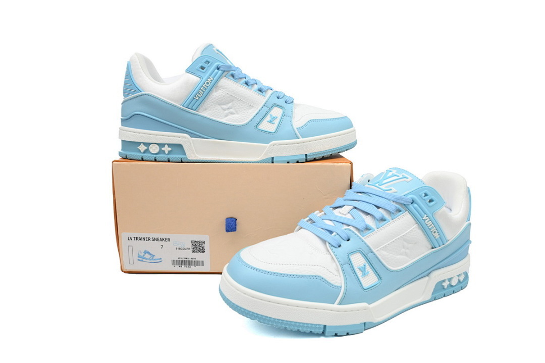 FC God Batch LOUIS VUITTON Trainer  Light Blue