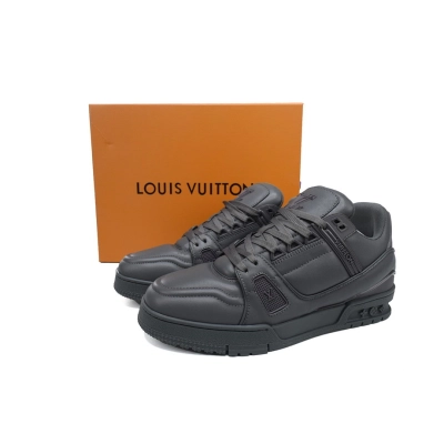 FC God Batch LOUIS VUITTON Trainer Black Mini Bread  02