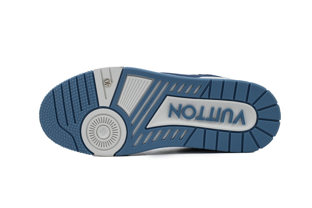 FC God Batch LOUIS VUITTON Trainer White Blue