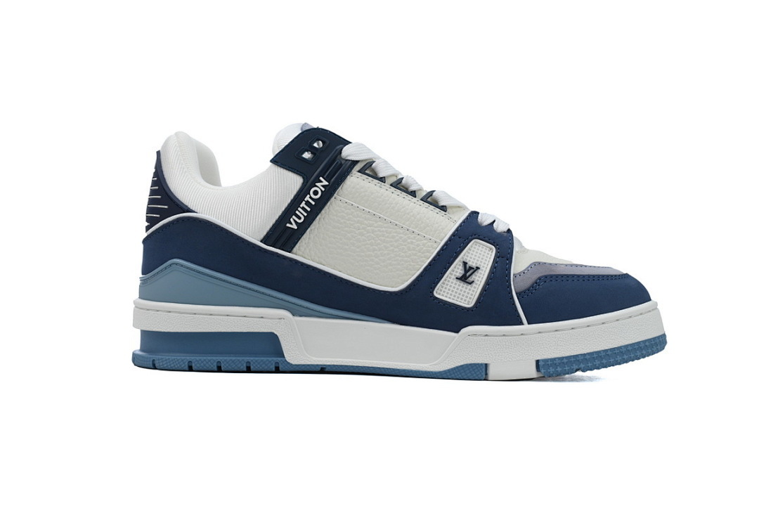 FC God Batch LOUIS VUITTON Trainer White Blue