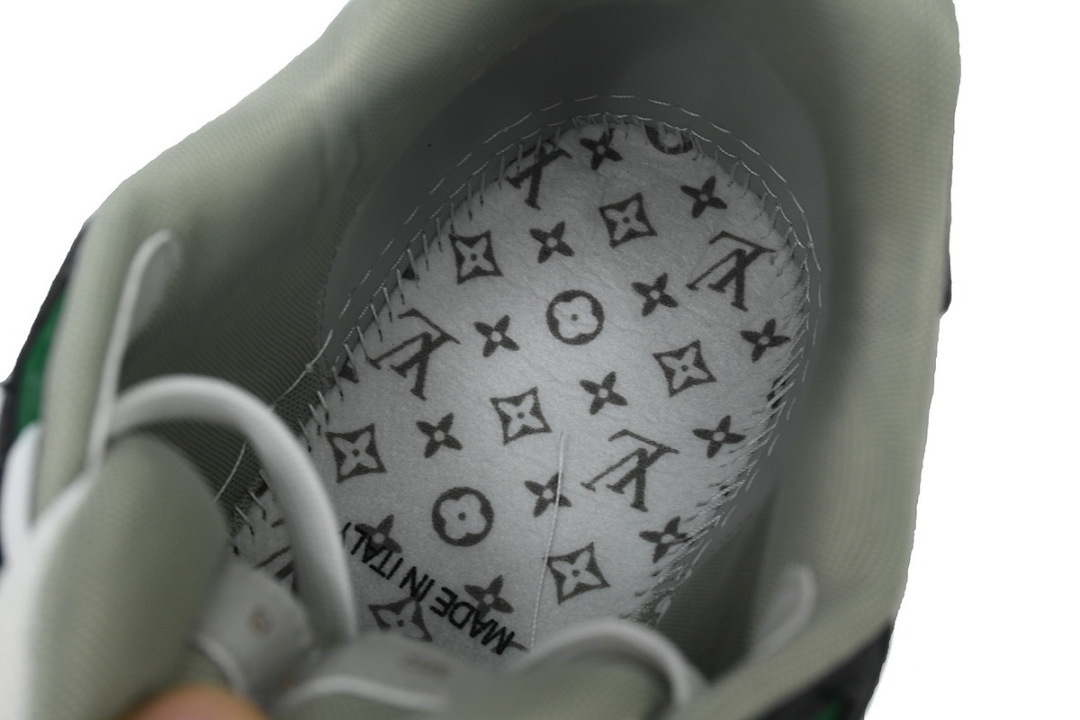 FC God Batch LOUIS VUITTON Trainer Black Green  Mesh