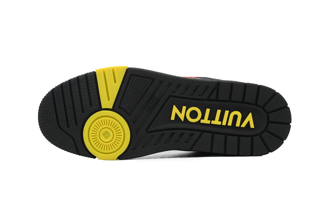 FC God Batch LOUIS VUITTON Trainer Black Yayoi Kusama x