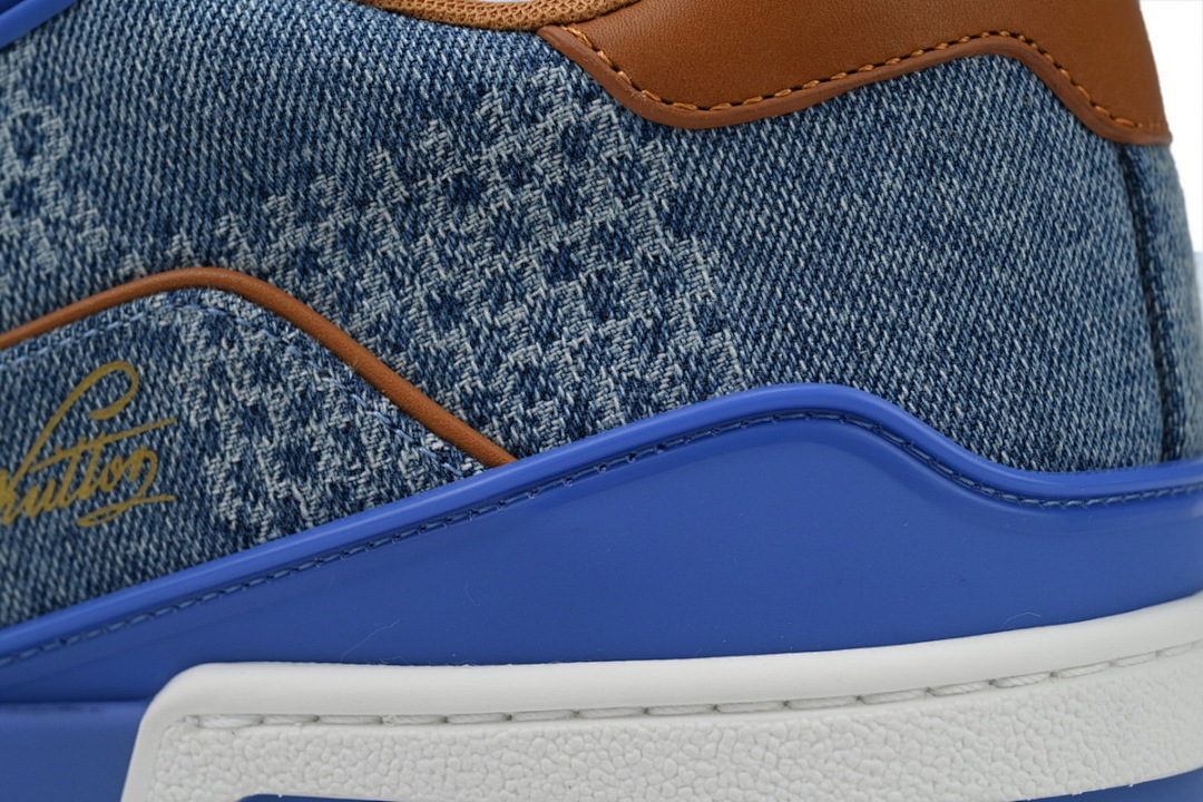 FC God Batch LOUIS VUITTON Trainer Blue 1