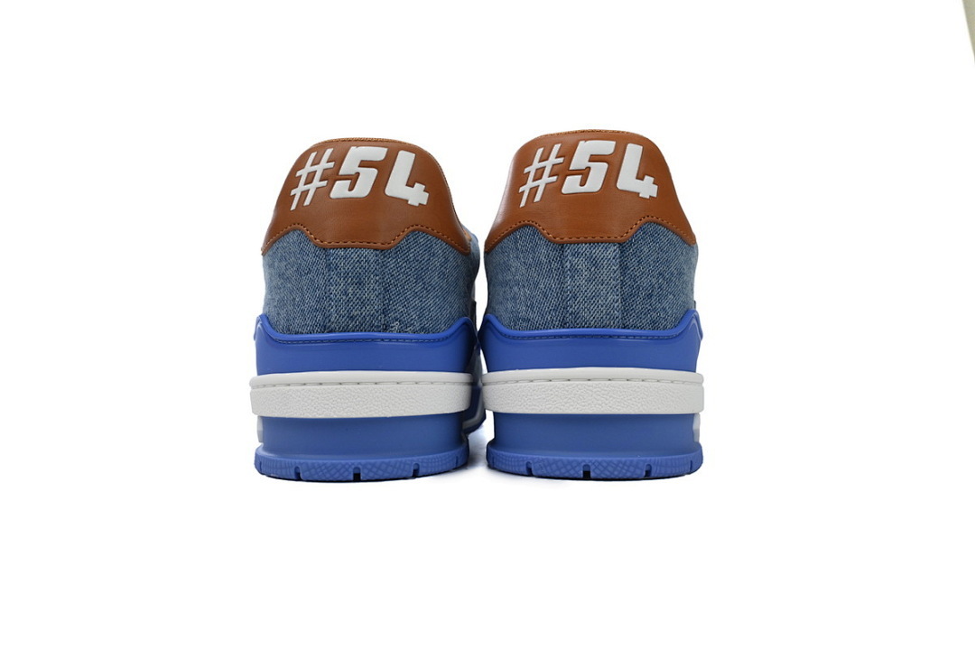 FC God Batch LOUIS VUITTON Trainer Blue 1