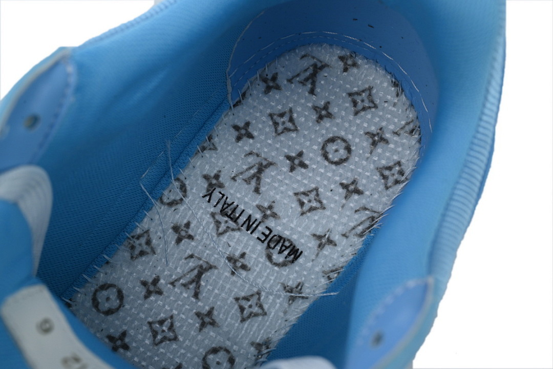 FC God Batch LOUIS VUITTON Trainer Blue Leather