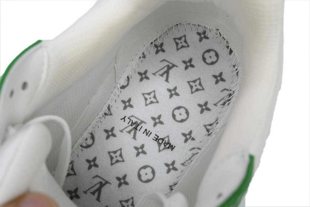 FC God Batch LOUIS VUITTON Trainer Green Denim Patchworke