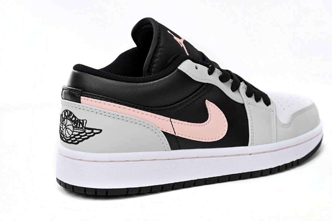 Air Jordan 1 Low White And Black Powder 553558-062 