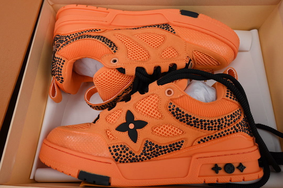 copy of FC God Batch LOUIS VUITTON Skate Orange Rhinestone