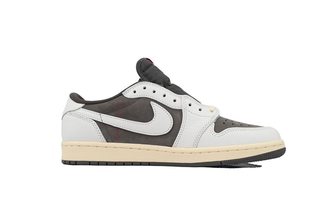 FC God Batch Travis Scott x Air Jordan 1 Low White Brown Barb DM7866-162 