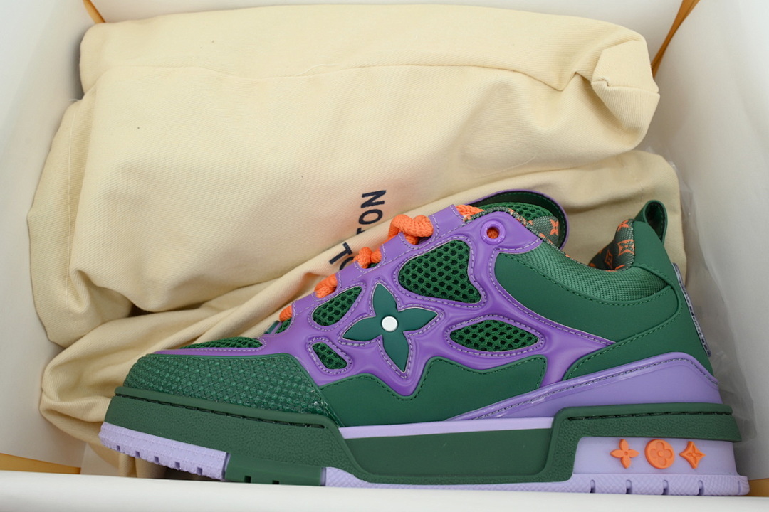 FC God Batch LOUIS VUITTON Skate Green Purple