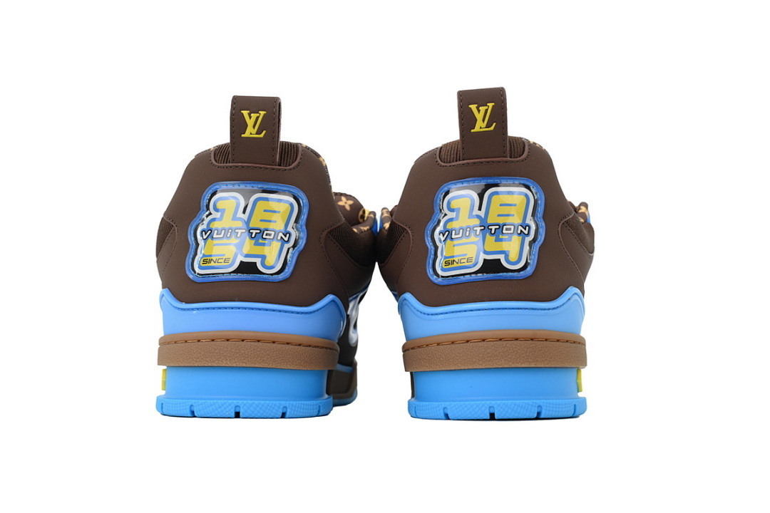 FC God Batch LOUIS VUITTON Skate Blue Coffee